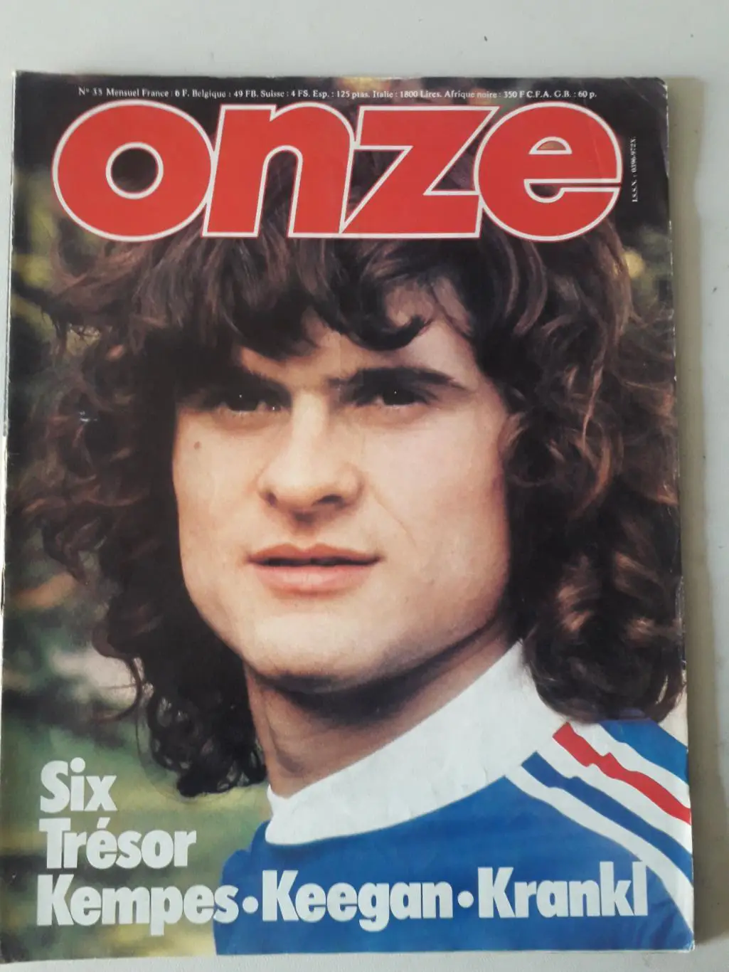 Magazine Onze nr.35- отсутствует плакат формата A1