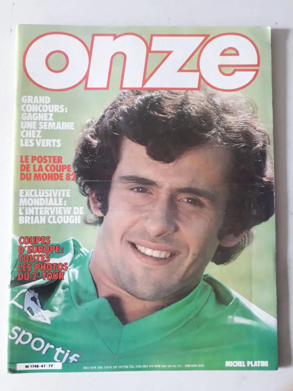 Magazine Onze nr.47- отсутствует плакат формата A2