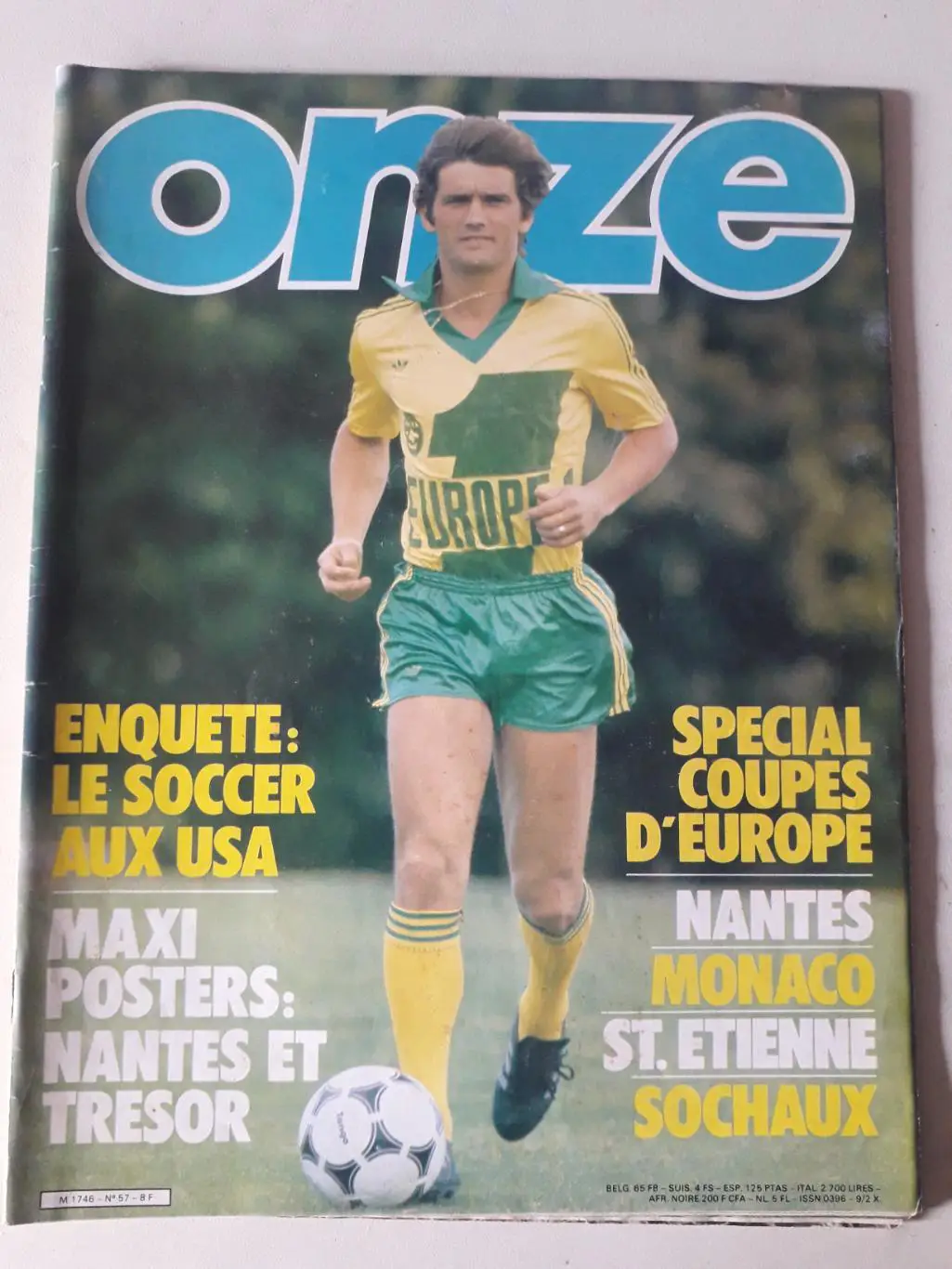 Magazine Onze nr.57- отсутствует плакат формата A1