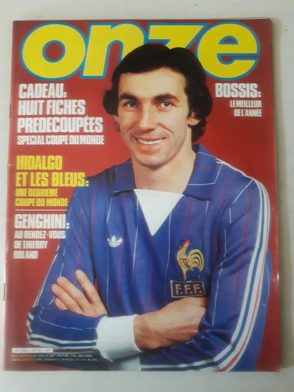 Magazine Onze nr.73- Карточки А5 отсутствуют