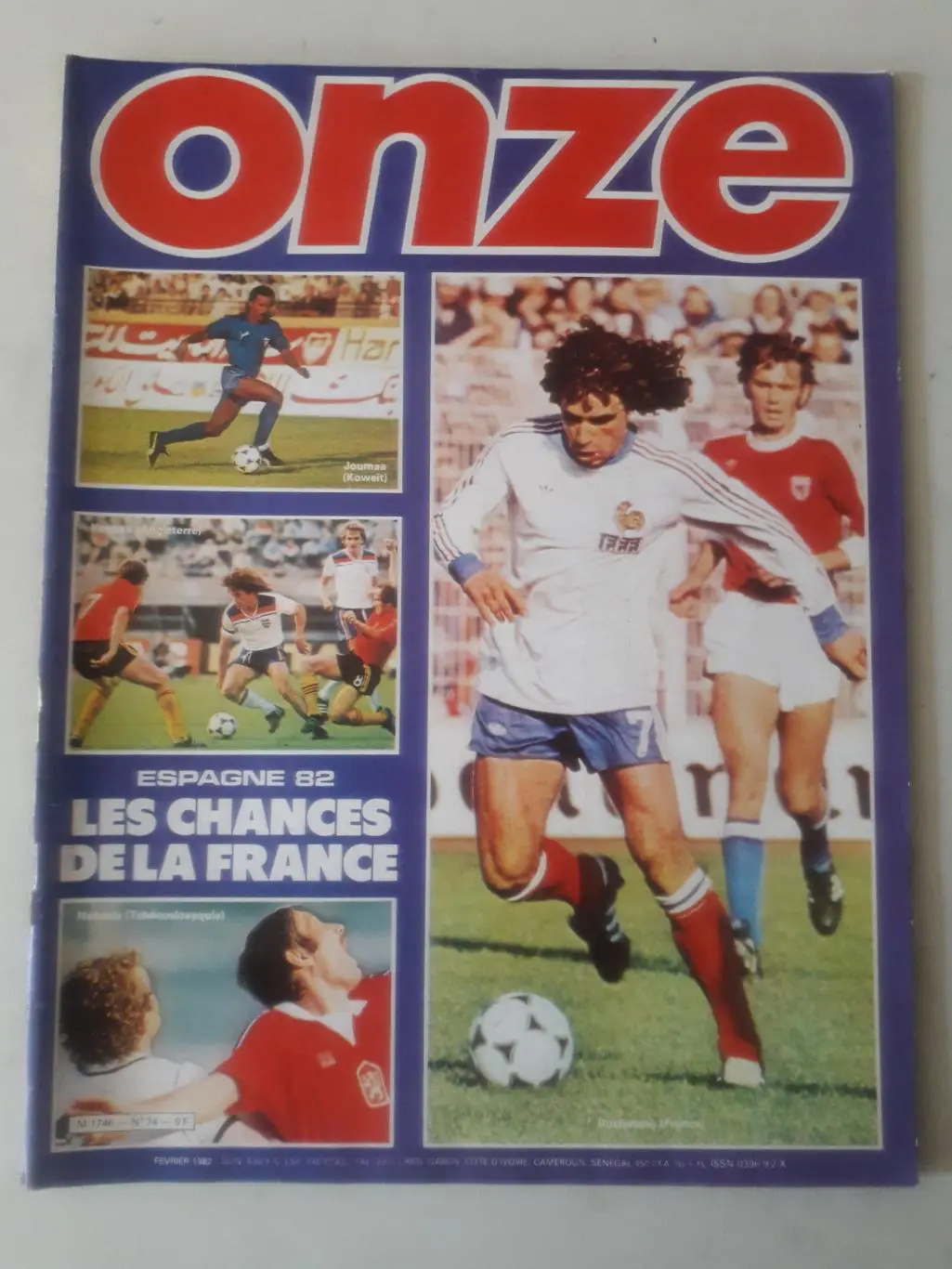 Magazine Onze nr.74- Карточки А5 отсутствуют