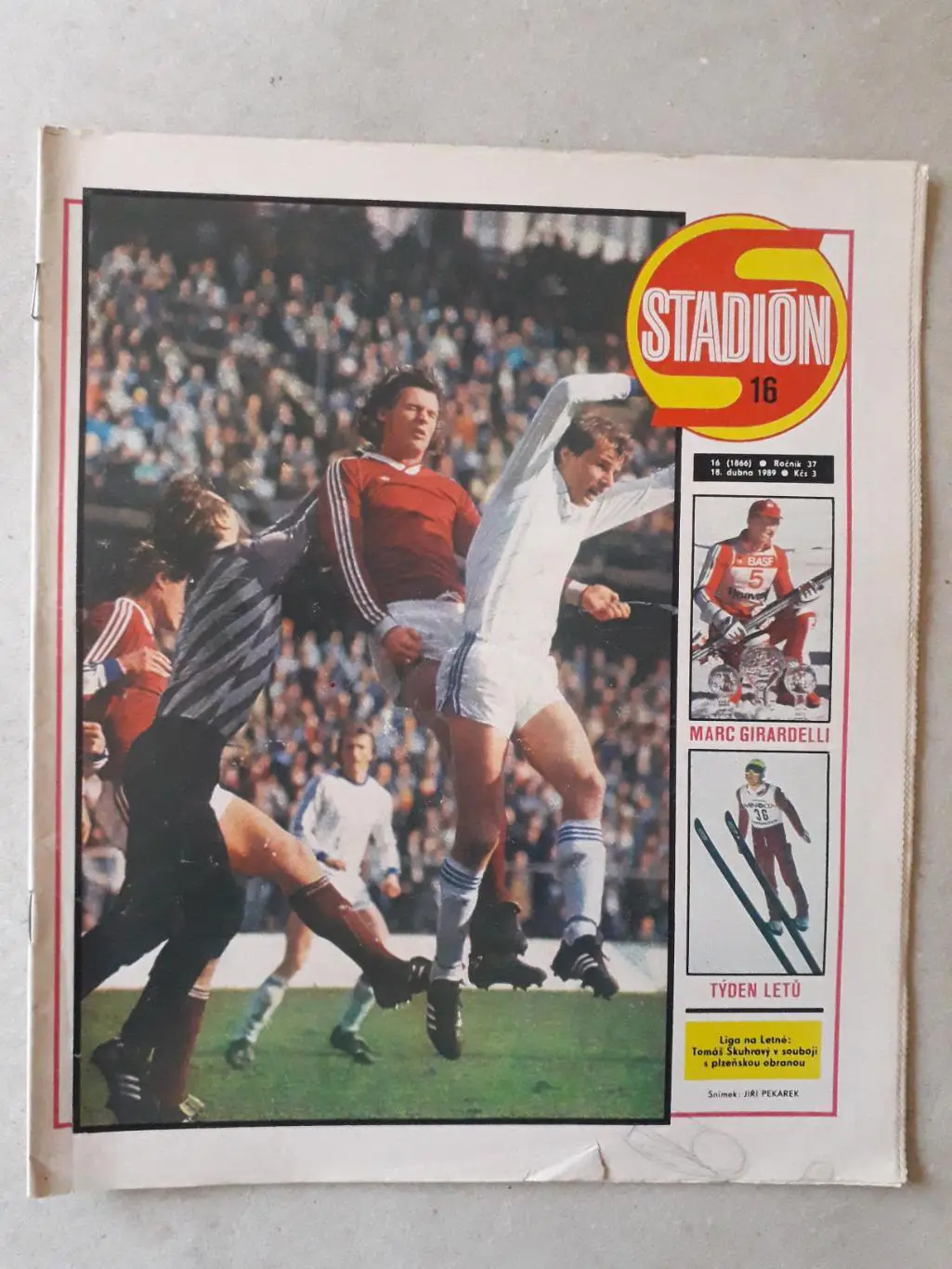 Журнал «Стадион» 1989 г., номер 16