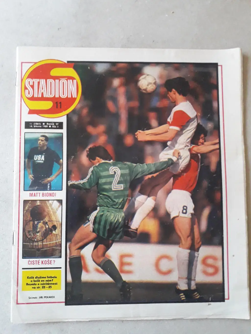 Журнал «Стадион» 1989 г., номер 11