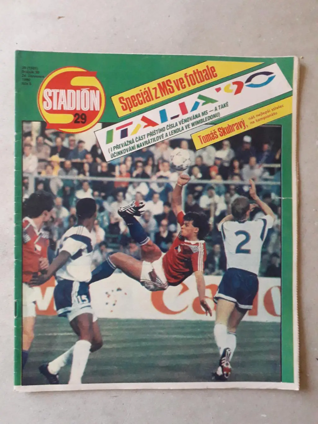 Журнал «Стадион» 1990 г., номер 29