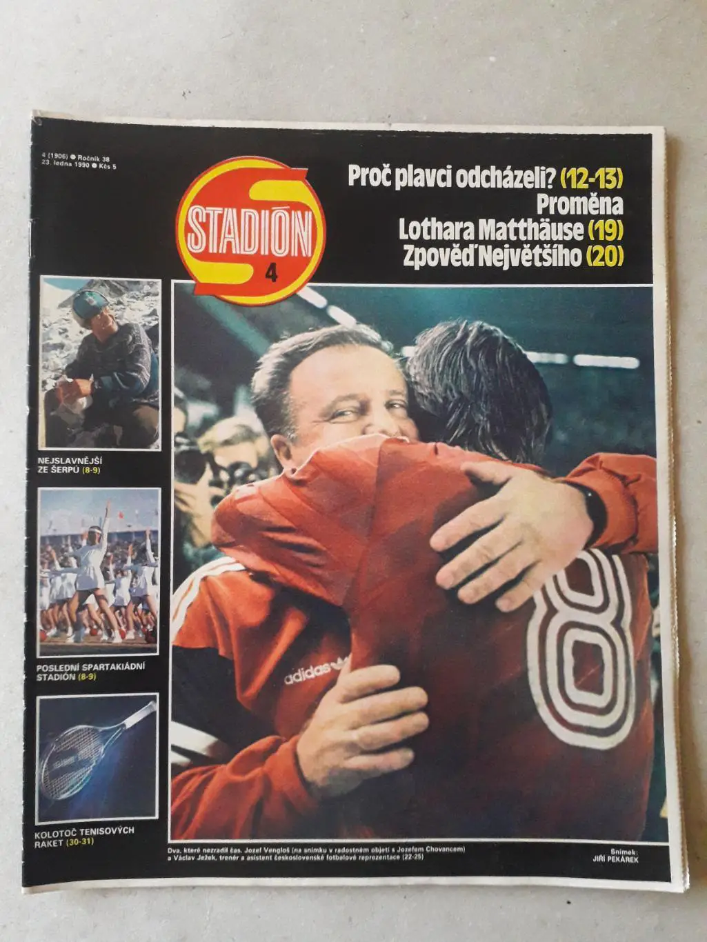 Журнал «Стадион» 1990 г., номер 4