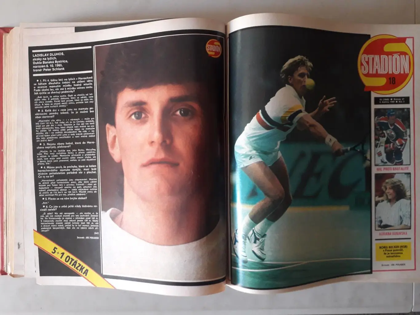 Журнал Стадион 1989 г. в книге. 3