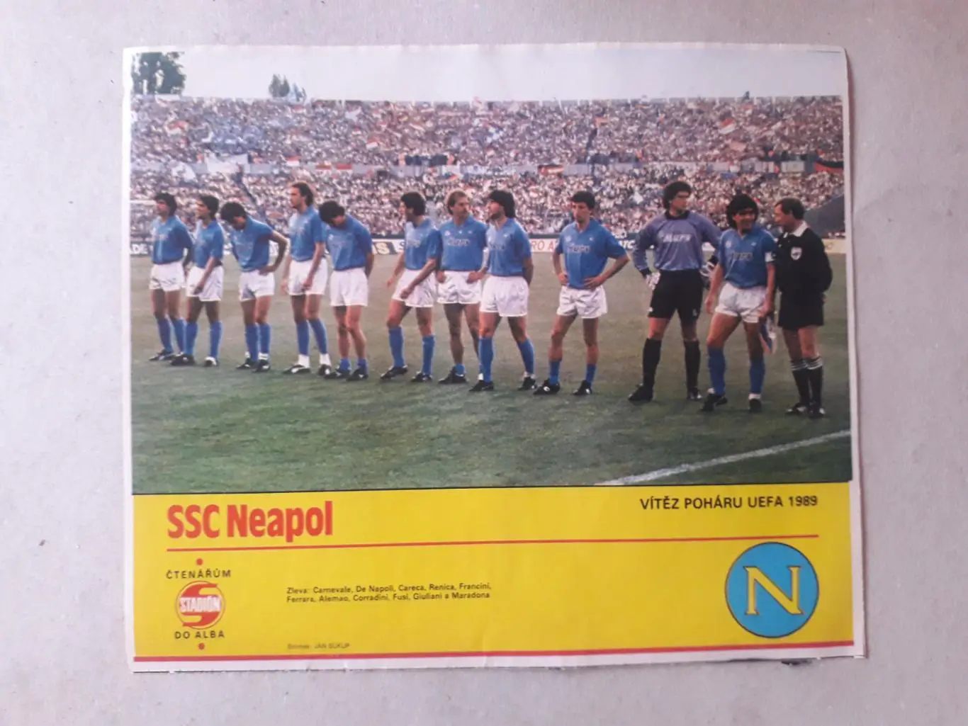Постер из журнала ,,Stadion- Neapol 2