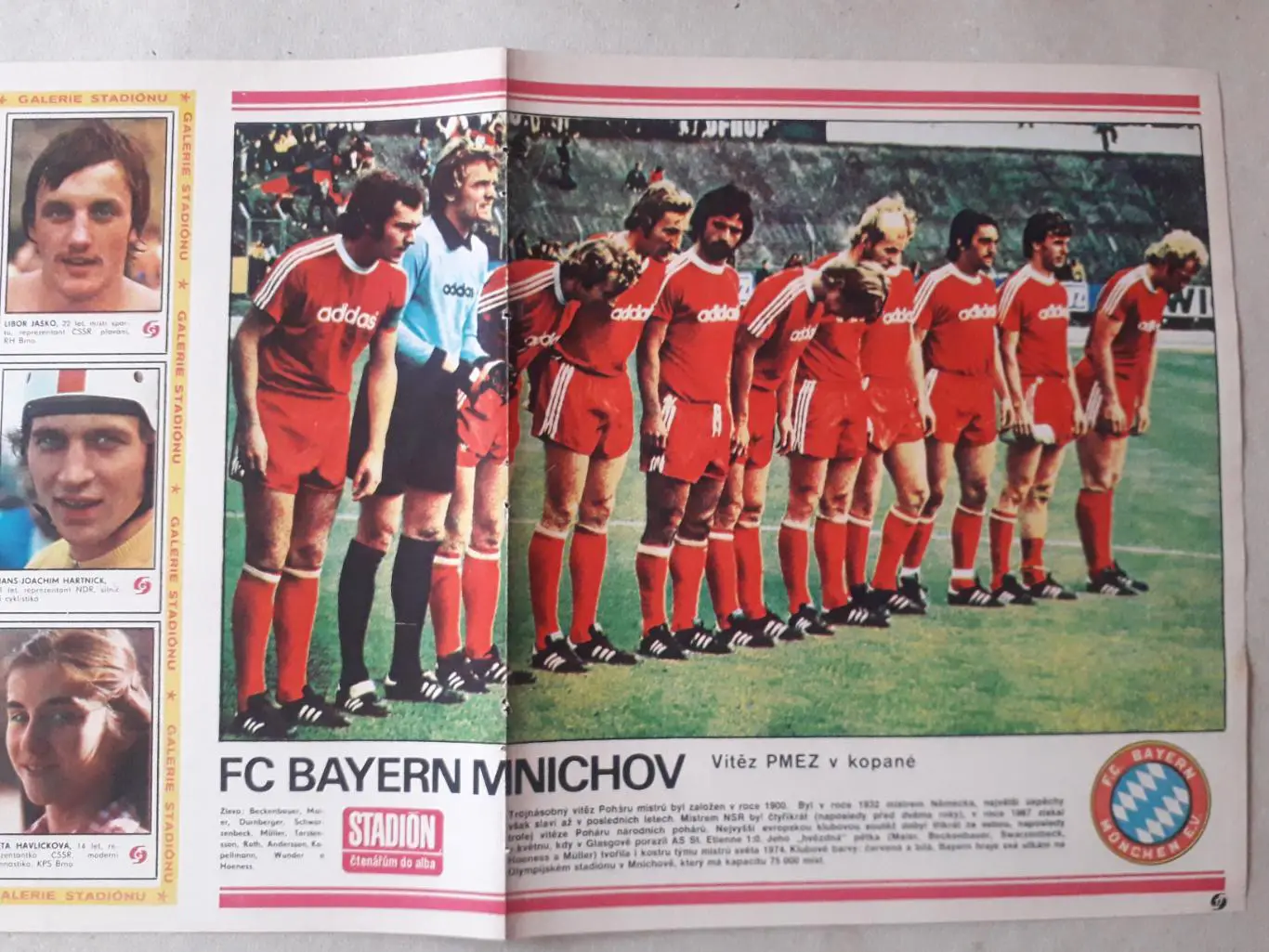 Постер из журнала ,,Stadion- Bayern 7