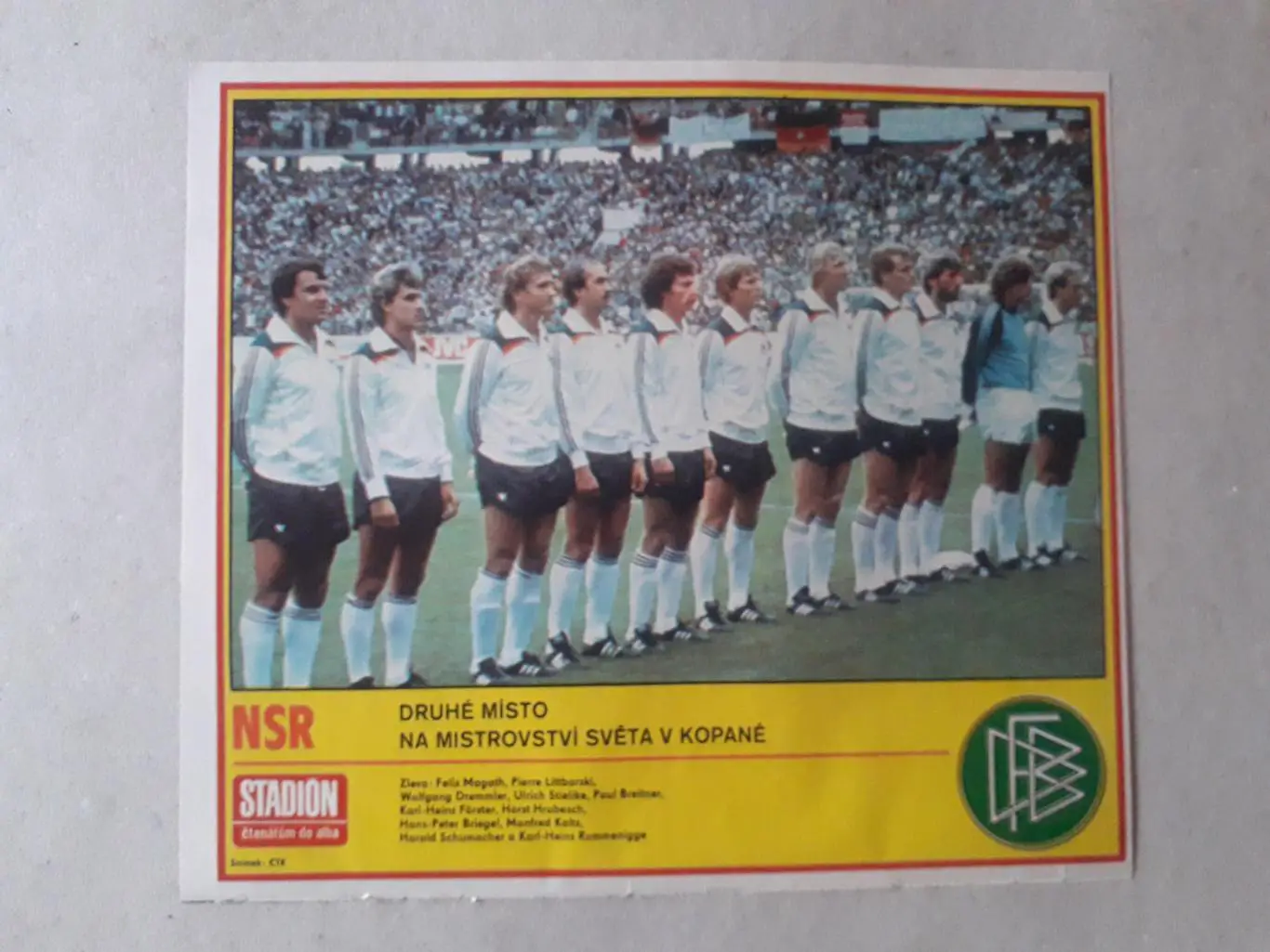 Постер из журнала ,,Stadion- Germany 2