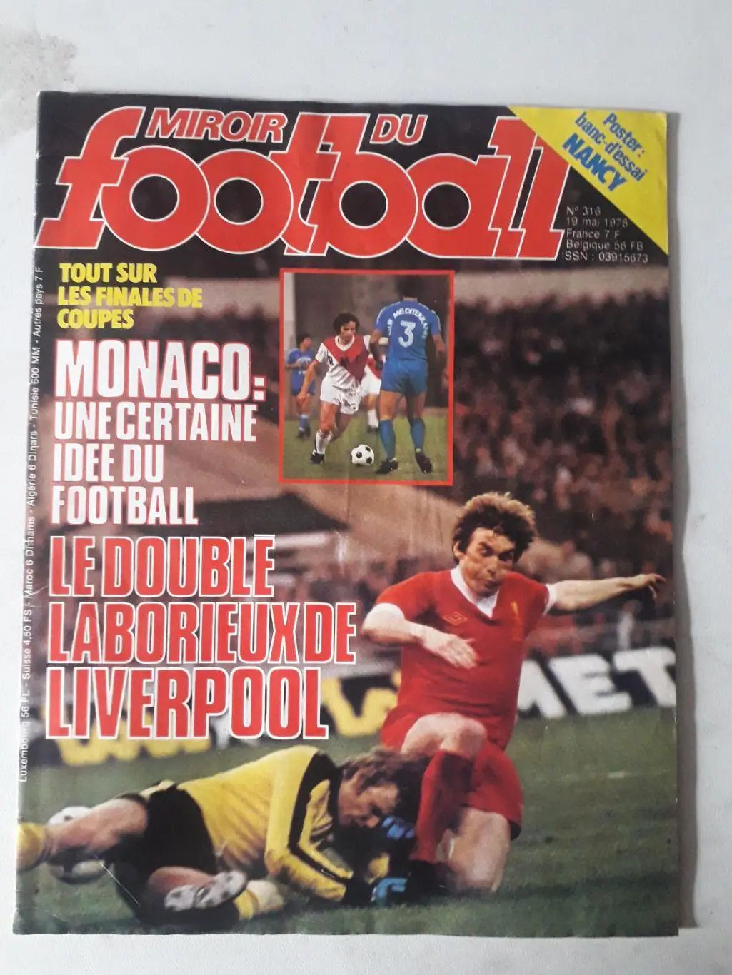 Miroir du Football 316/1978 - отсутствует плакат формата А2