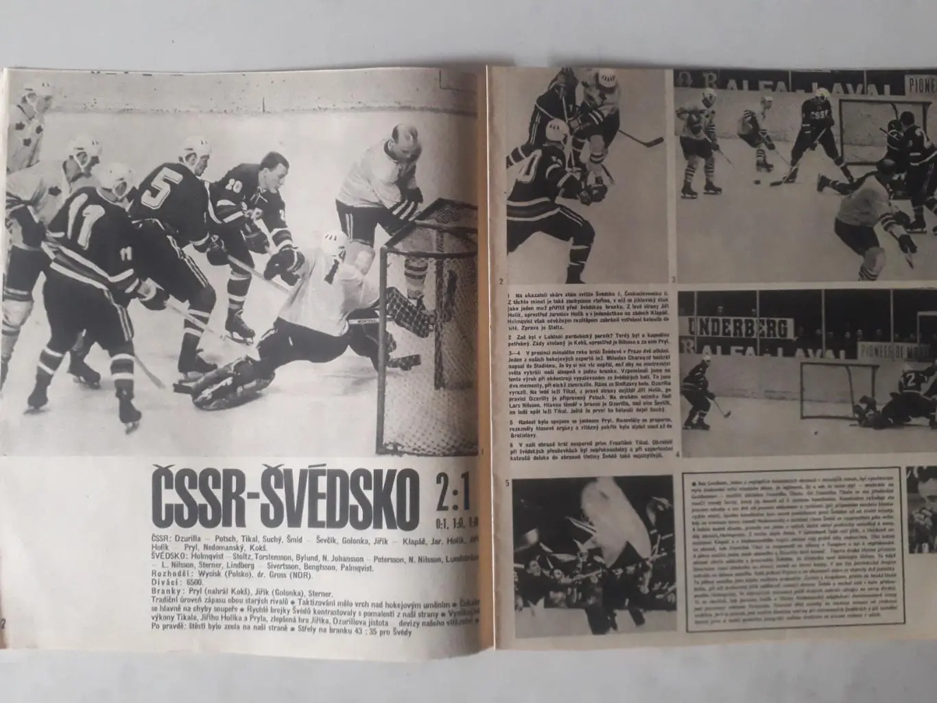 Журнал Stadion — специальный выпуск к чемпионату мира по хоккею 1966 го 2