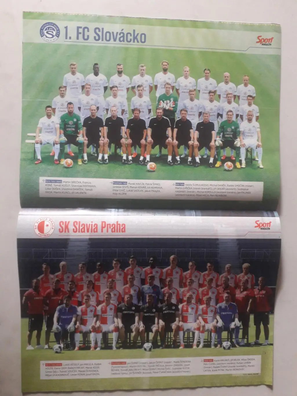 Sport magazin- презентация команд чешской футбольной лиги 2015/16. 1