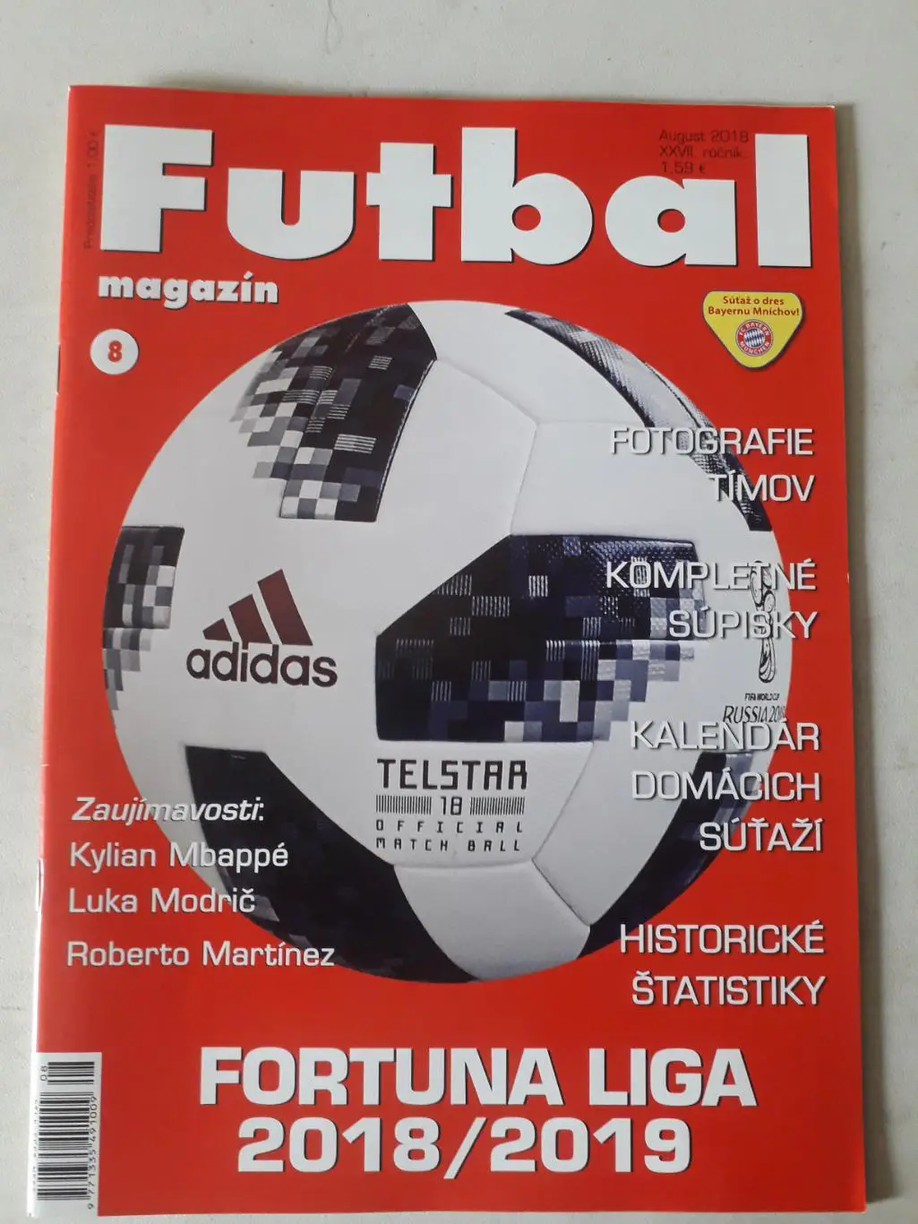 Futbal magazin 8/2018