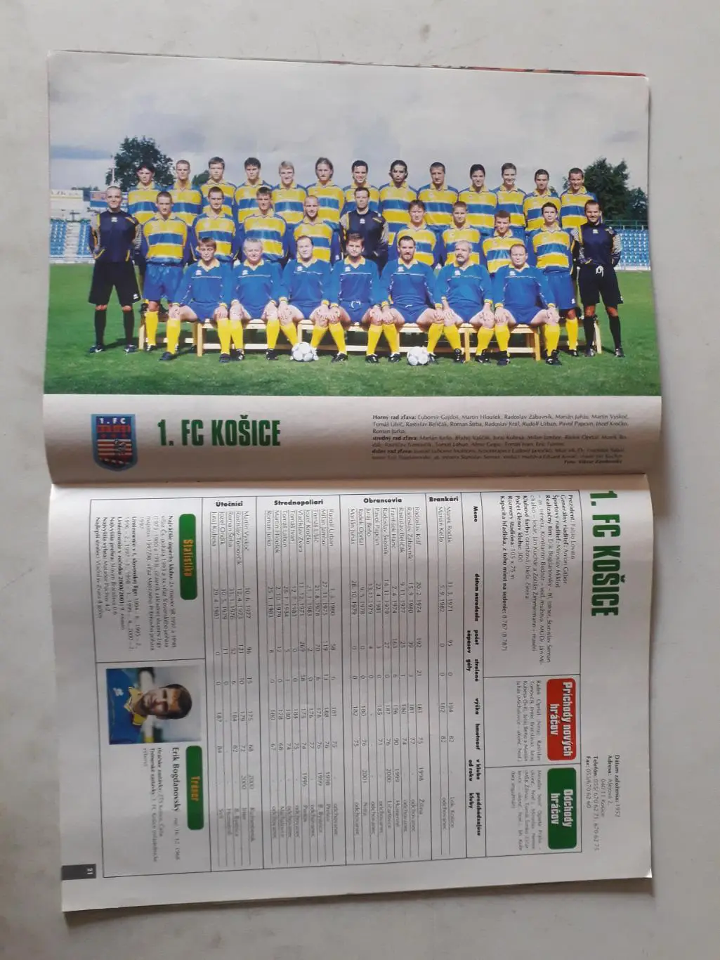 Futbal magazin 8/2001 2