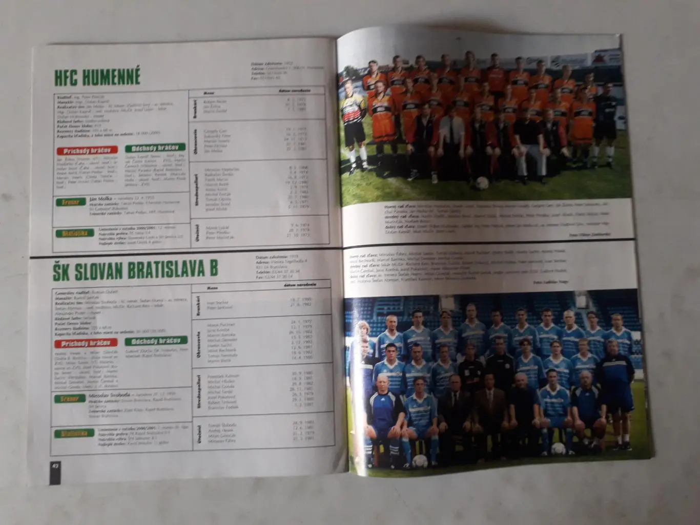 Futbal magazin 8/2001 4