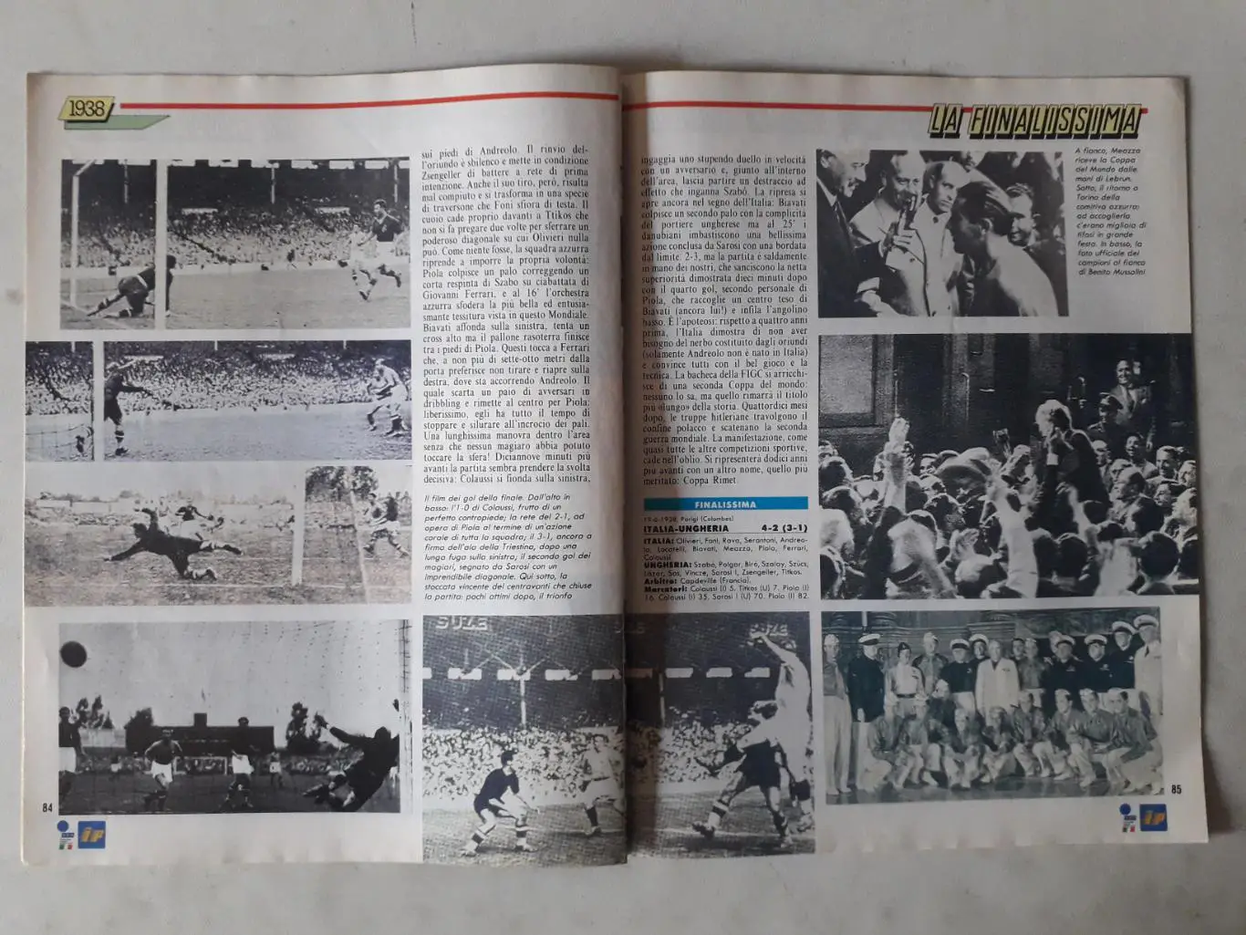 GS- La Storia dei Mondiali 1938 1