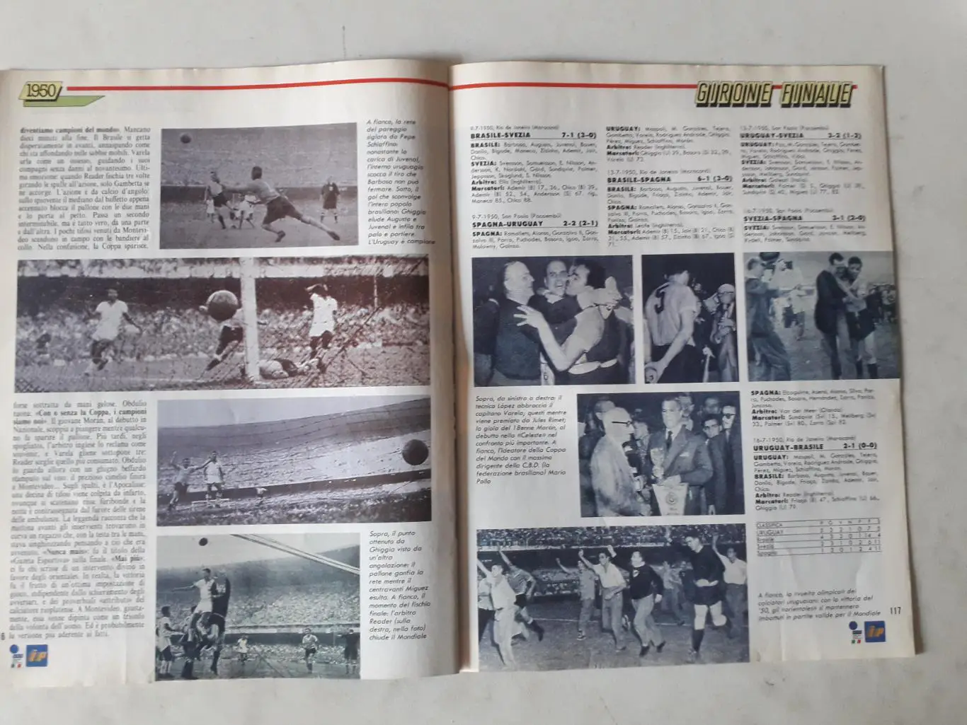 GS- La Storia dei Mondiali 1950 1