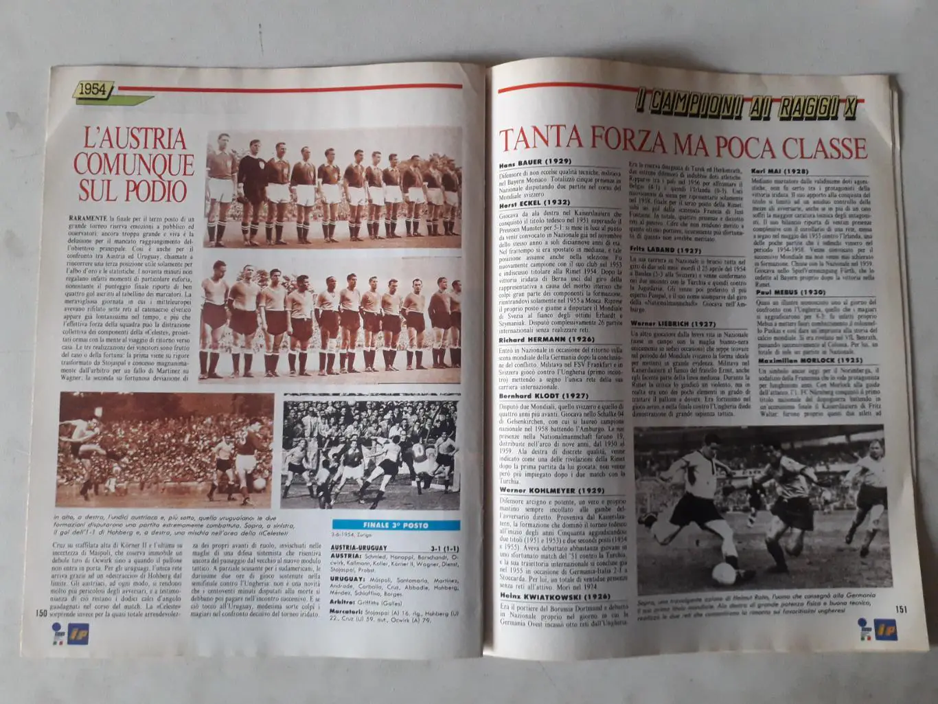 GS- La Storia dei Mondiali 1954 1