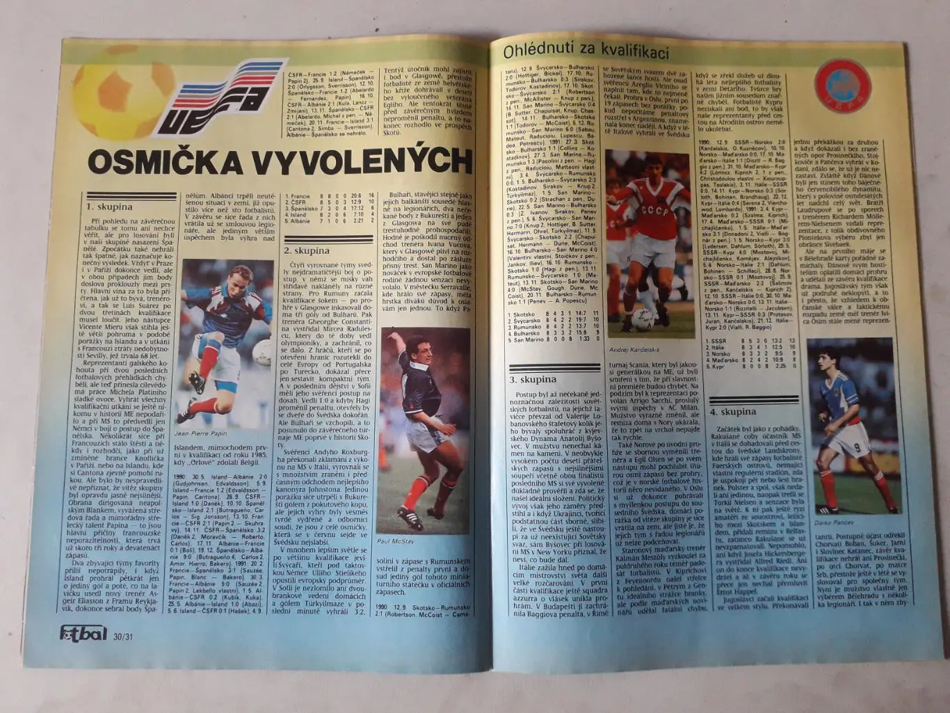 Fotbal sport 2/1992 6