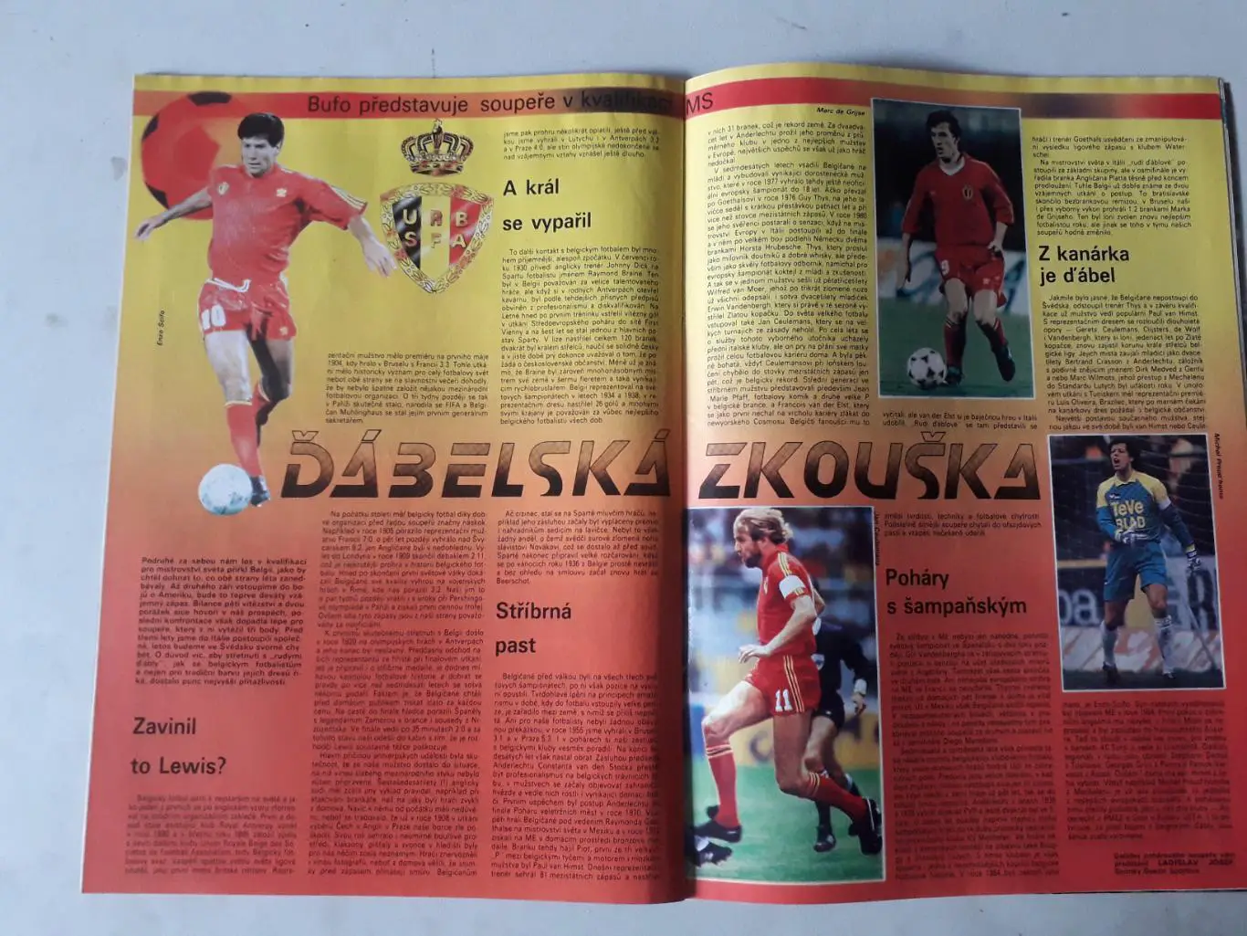 Fotbal sport 5/1992 6