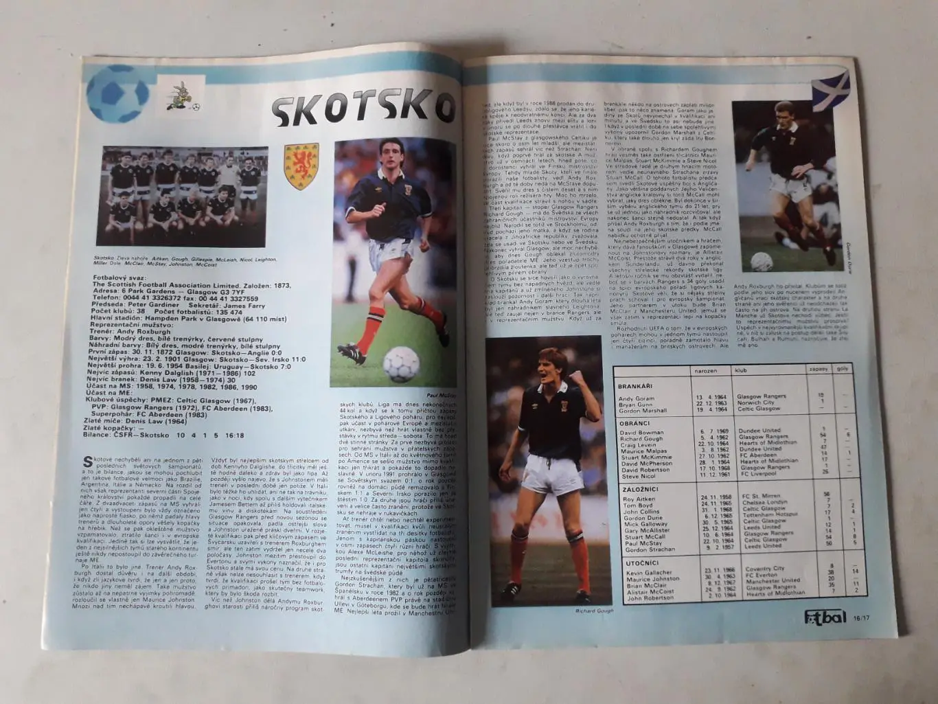 Fotbal sport 6/1992 4