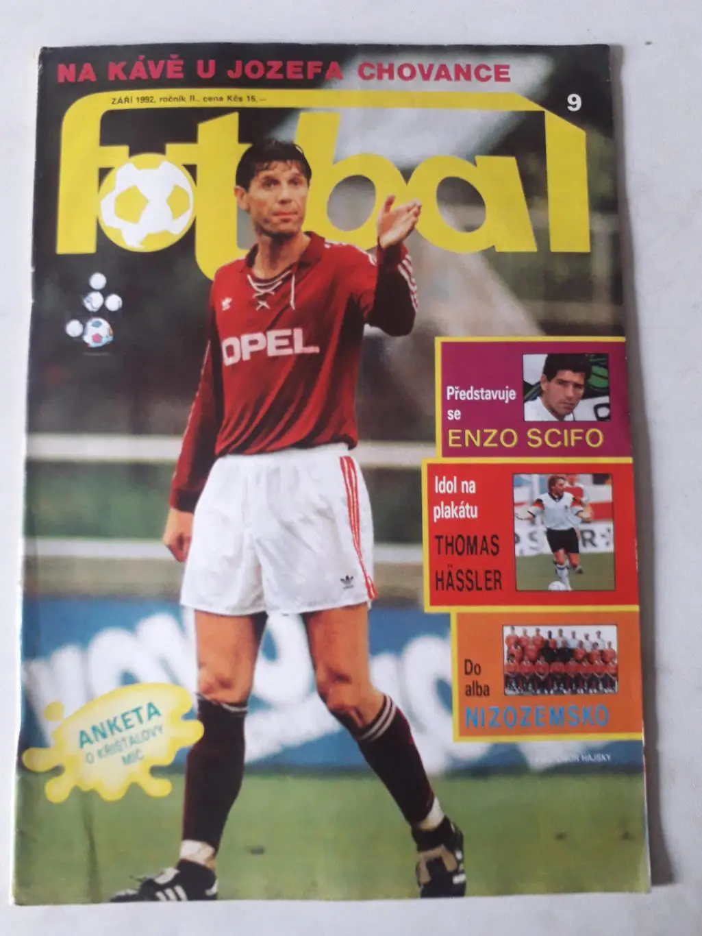 Fotbal sport 9/1992