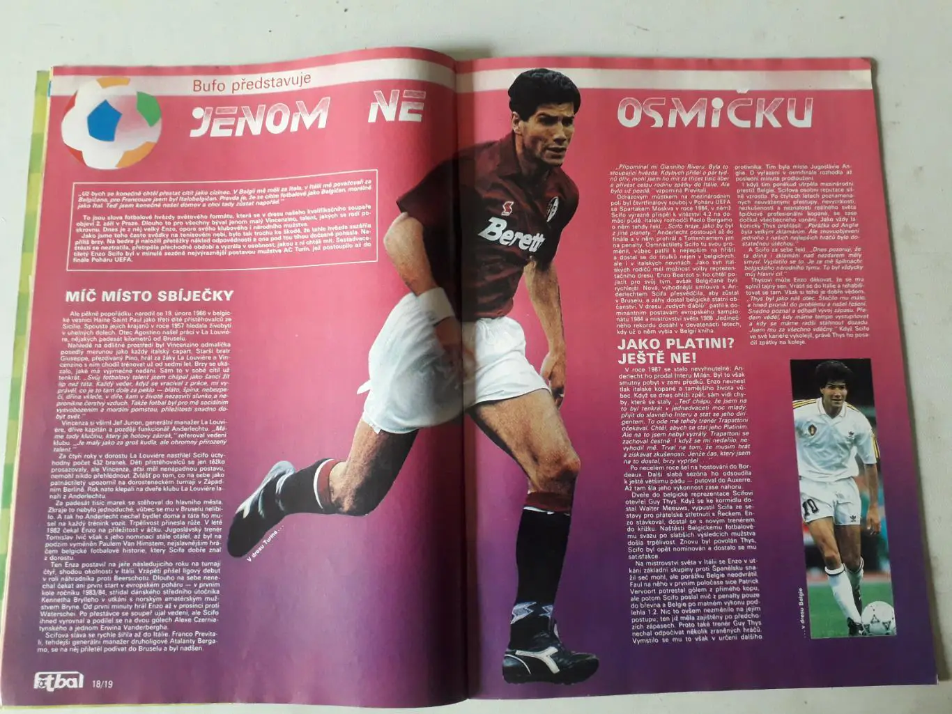 Fotbal sport 9/1992 2