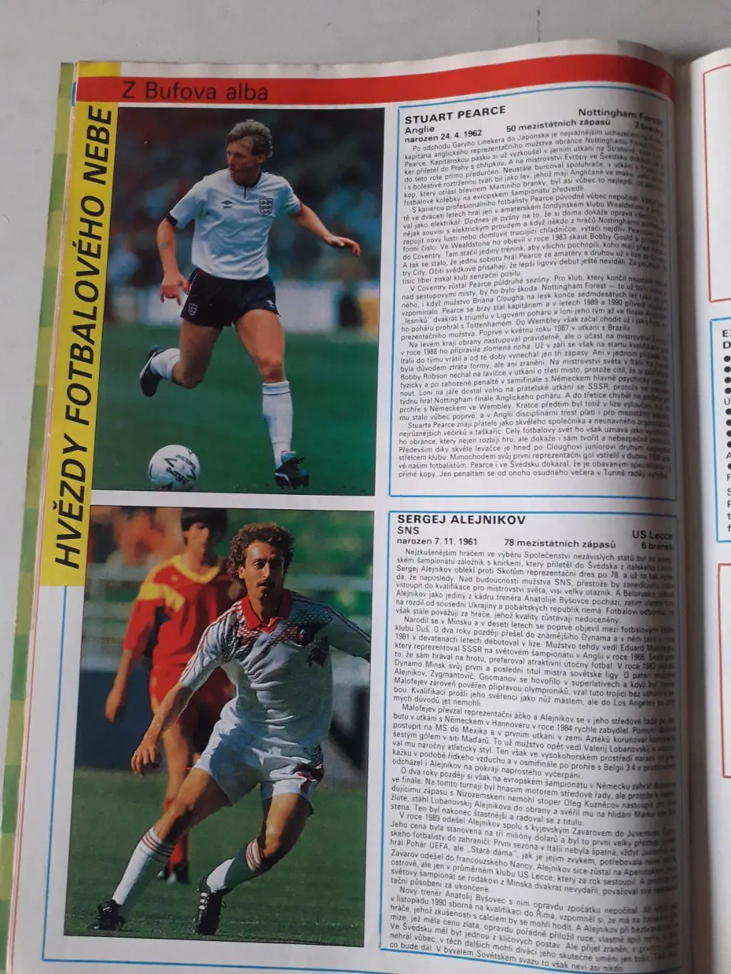 Fotbal sport 9/1992 3