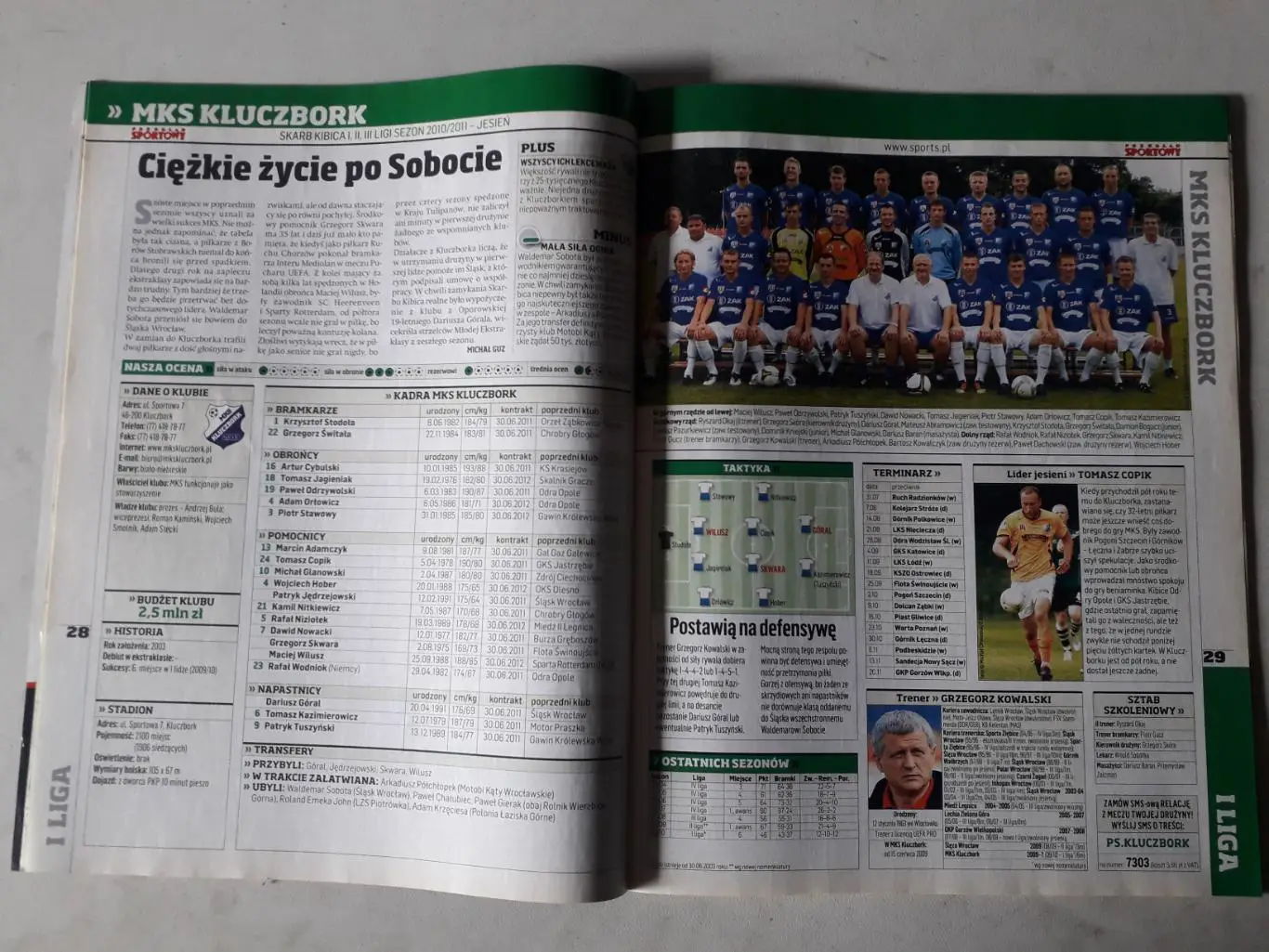 Skarb Kibica - 2-я Польская лига 2010/11 - Осень 1