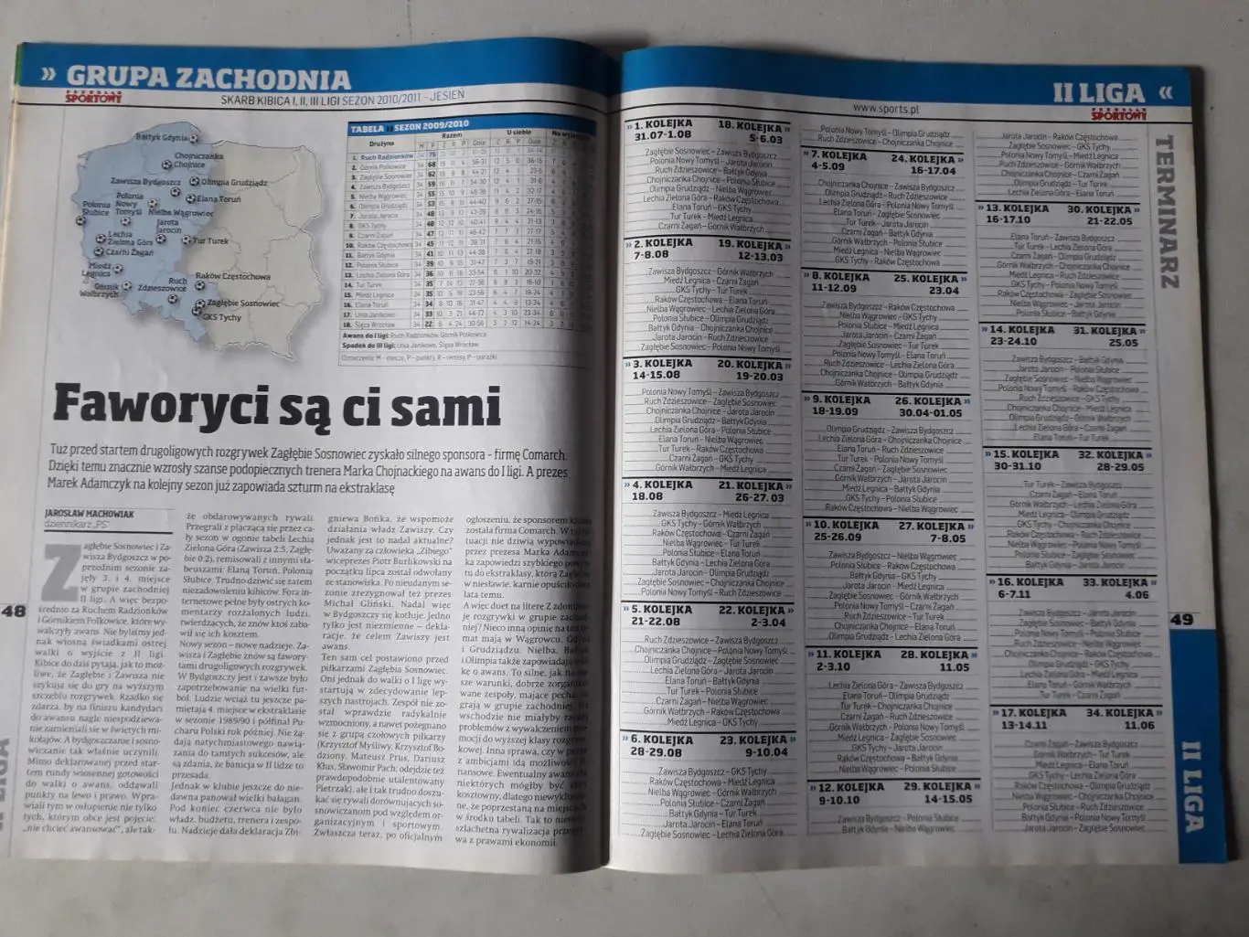 Skarb Kibica - 2-я Польская лига 2010/11 - Осень 4
