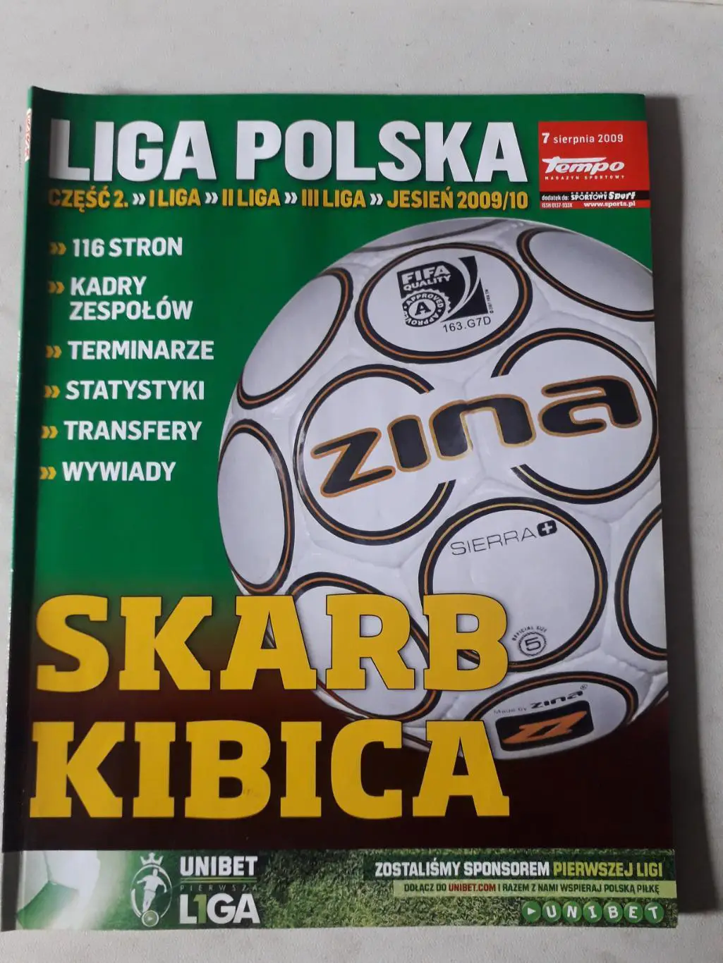 Skarb Kibica - 2-я Польская лига 2009/10 - Осень