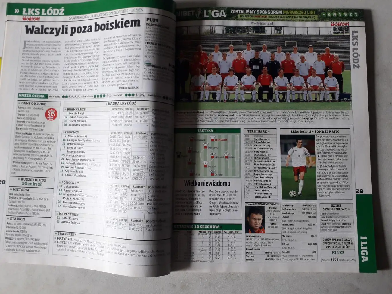 Skarb Kibica - 2-я Польская лига 2009/10 - Осень 1