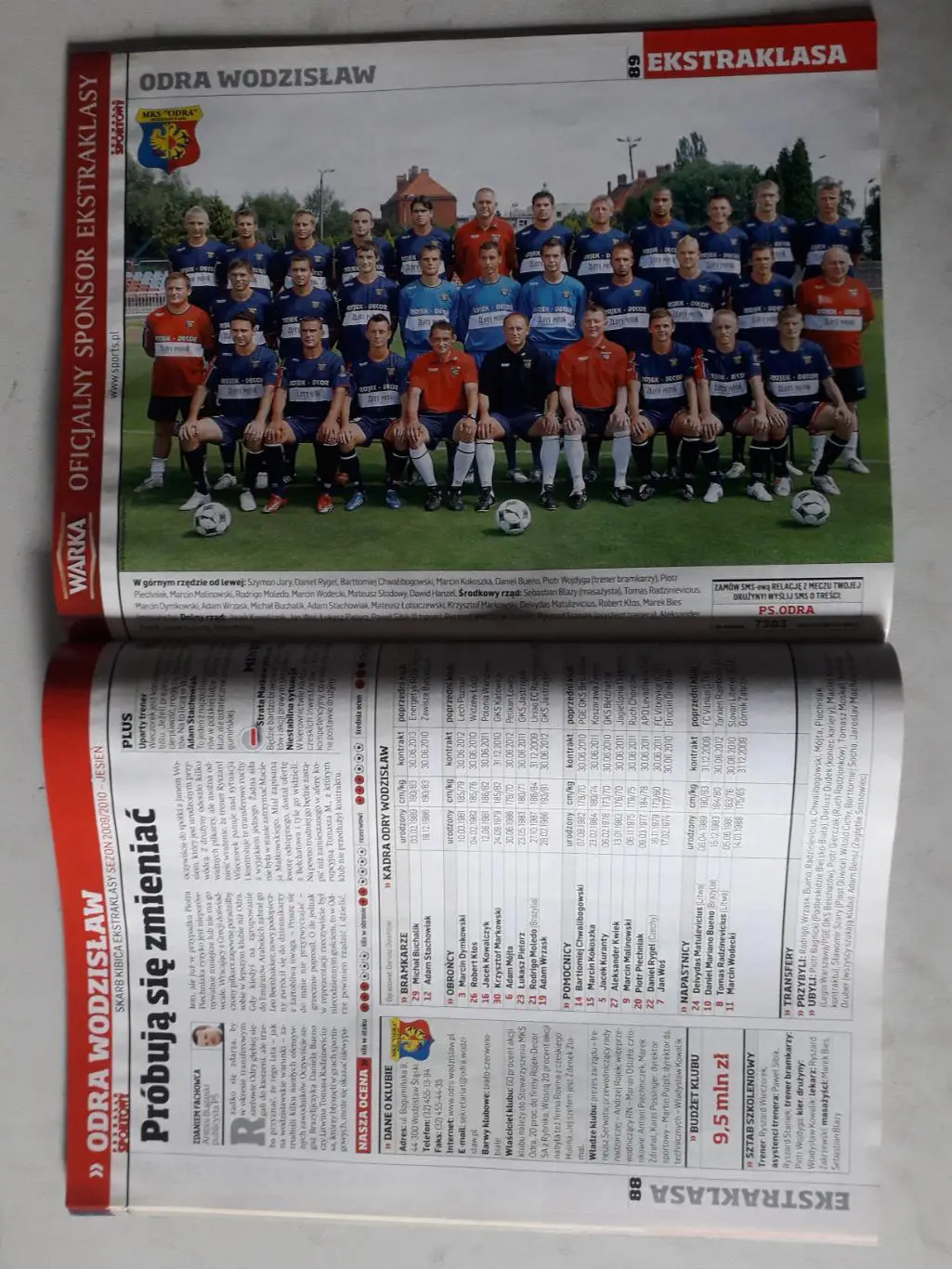 Skarb Kibica - 1-я Польская лига 2009/10 - Осень 1