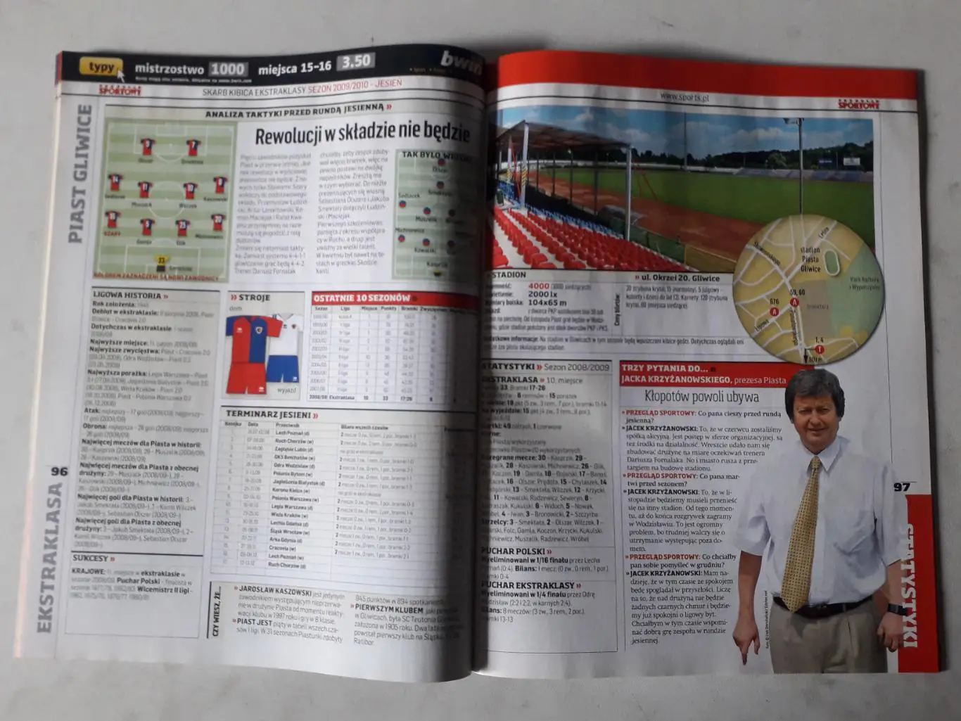 Skarb Kibica - 1-я Польская лига 2009/10 - Осень 5