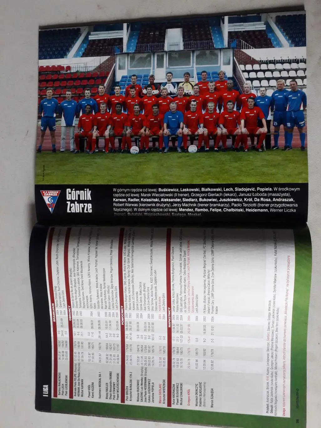 Pilka Nozna- 1-я Польская лига 2004/05 - осень 2