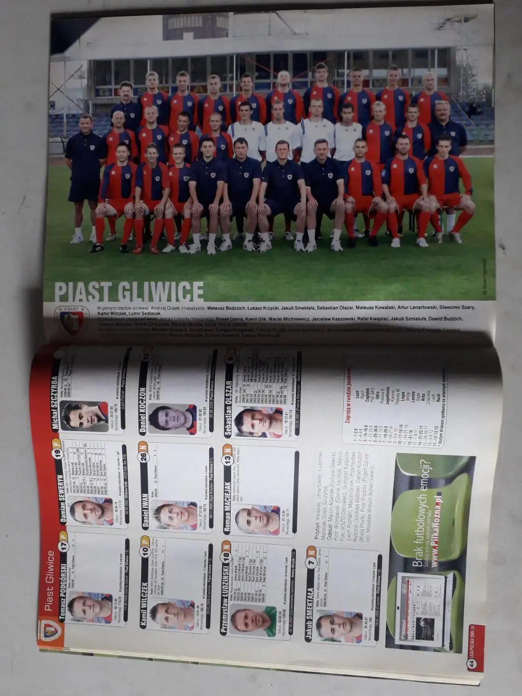 Pilka Nozna- 1-я Польская лига 2009/10 - осень 1