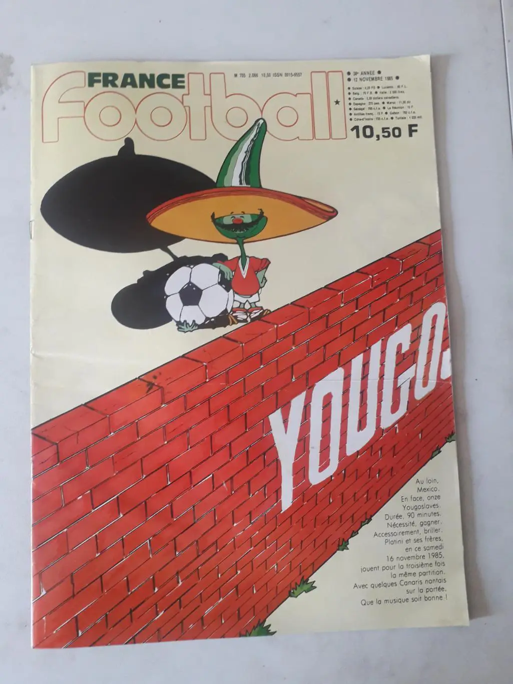 France Football 1985 nr.2066