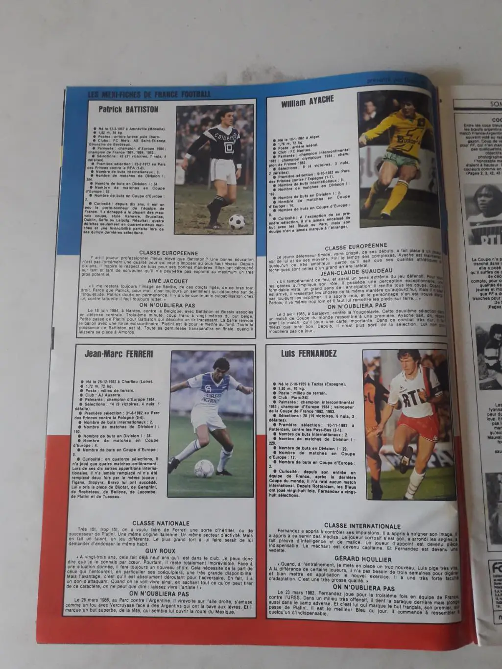 France Football 1986 nr.2086 2