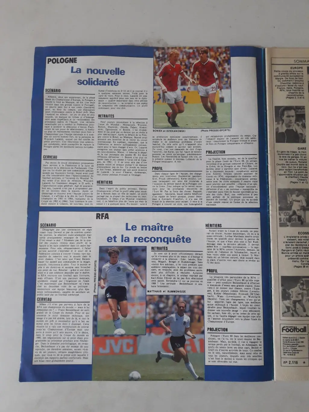 France Football 1986 nr.2116 2