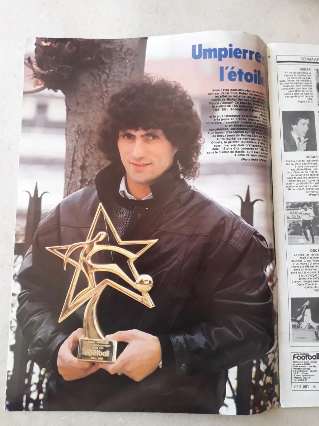 France Football 1986 nr.2081 1