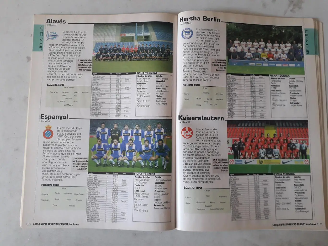 Don Balon Copas Europeas 2000/01 6