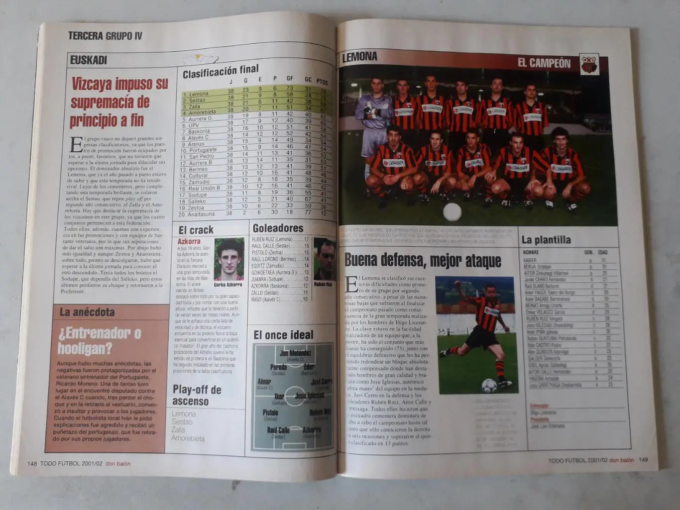 Don Balon todo futbol 2001/02 6