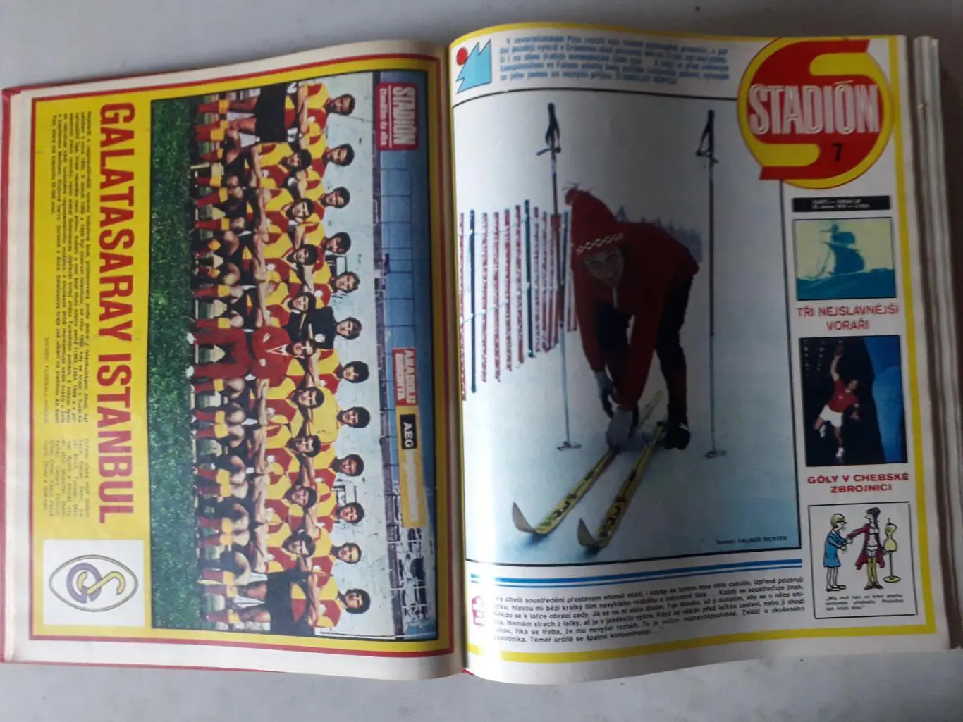 Журнал Стадион 1974 г. в книге. 2