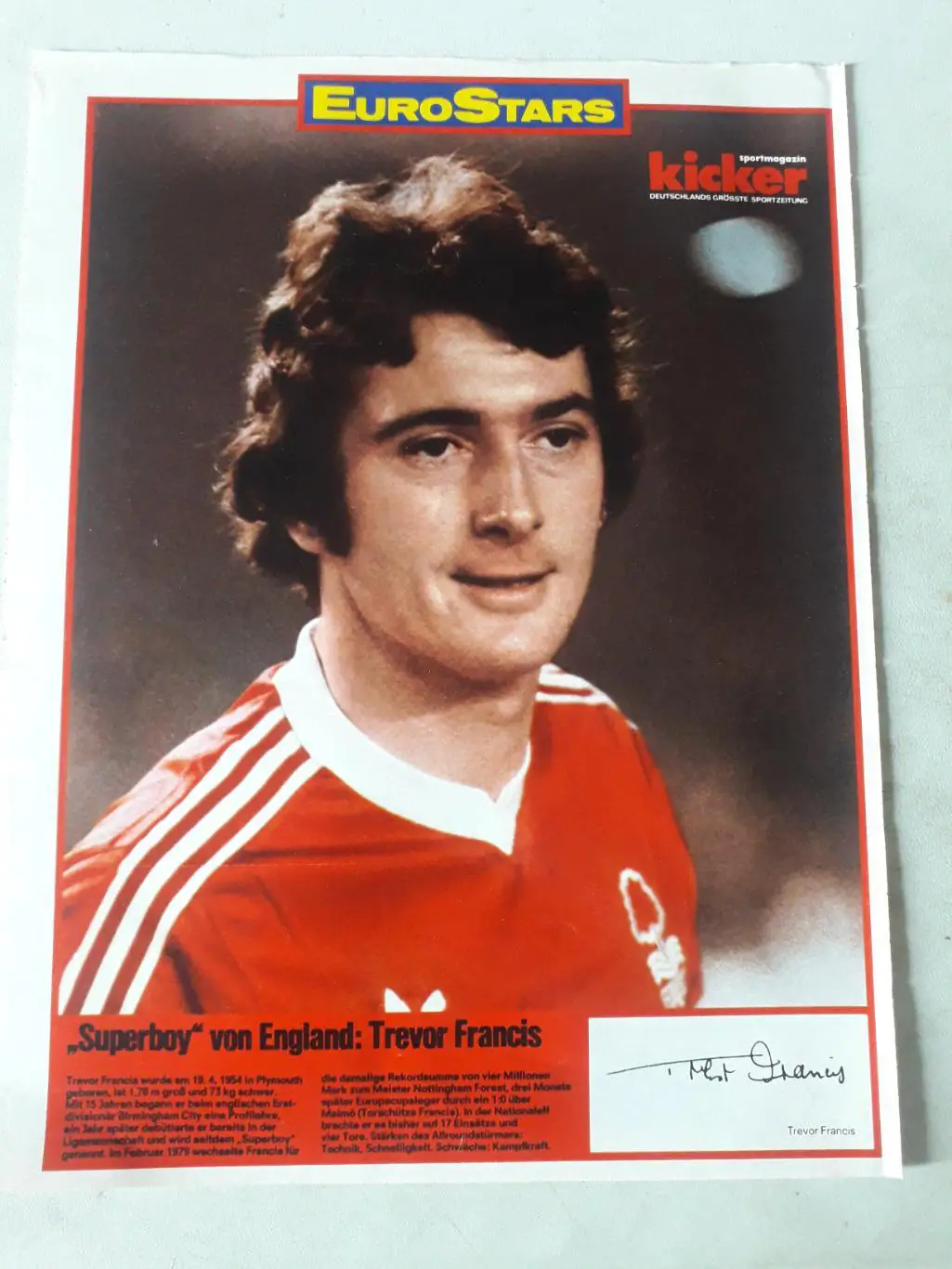 Kicker 1980 постер A4- Francis