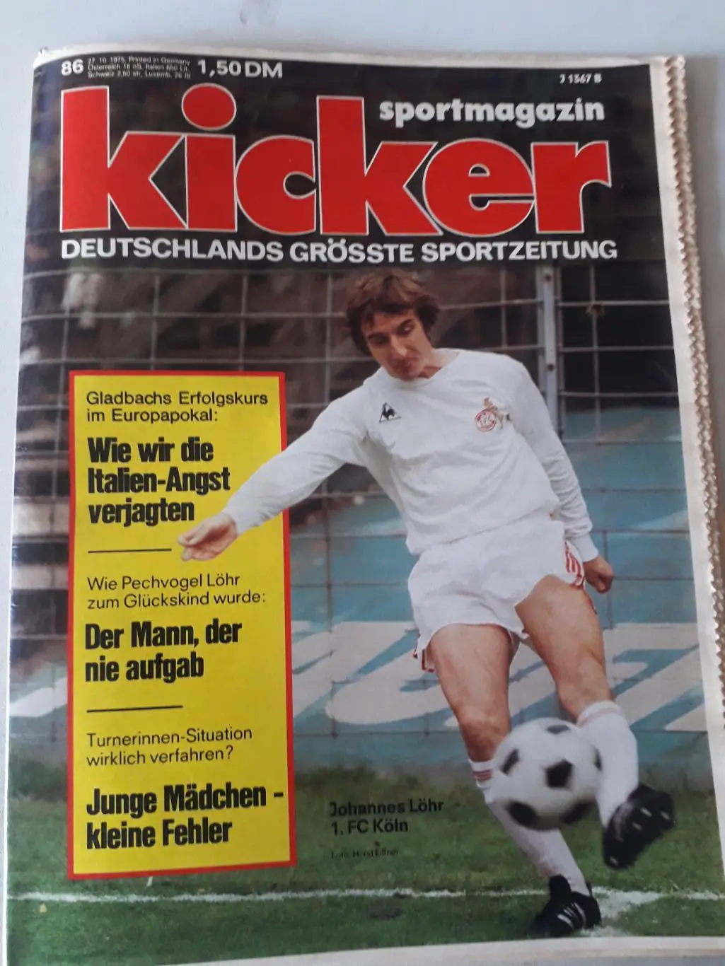Kicker 1975 nr. 86-страницы 7,8 отсутствуют