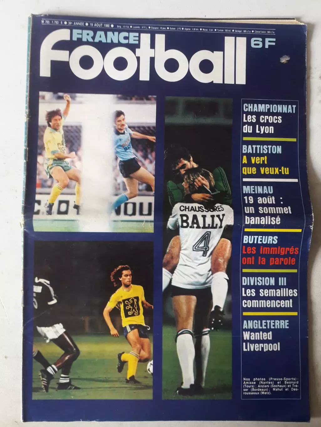 France Football nr.1793/1980