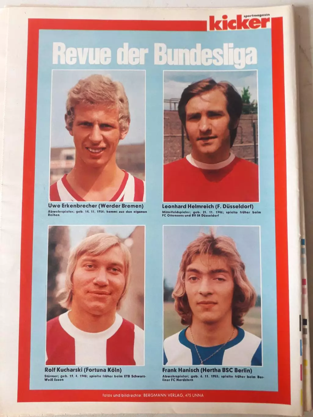 Кicker 1973- 6 листа формата А4 3