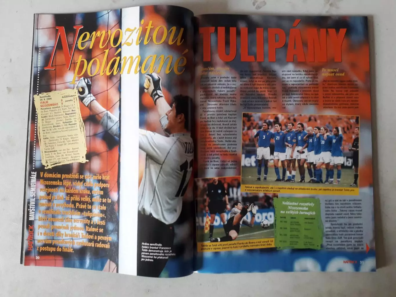 Hattrick 7-8/2000 -Хроника EURO 2000 1