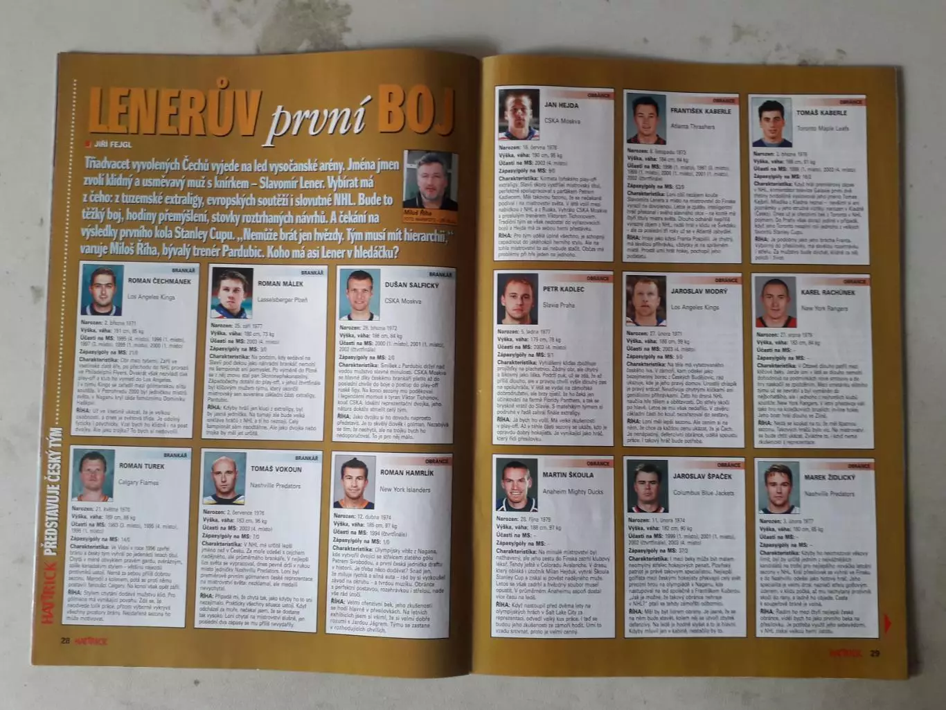 Hattrick special 2004 -Чемпионат мира по хоккею 2004 года 4