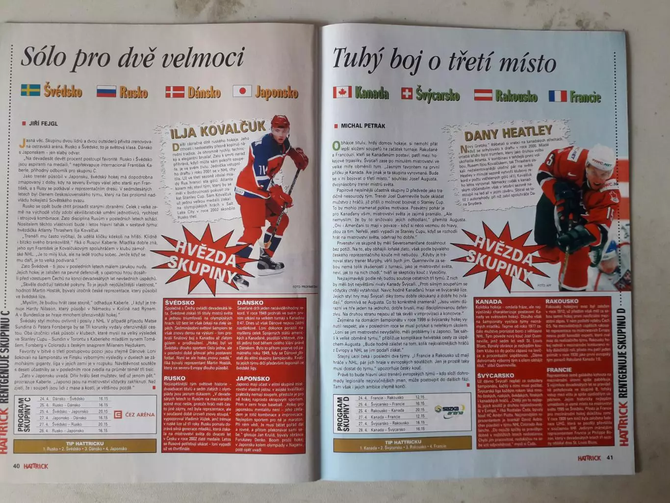 Hattrick special 2004 -Чемпионат мира по хоккею 2004 года 5